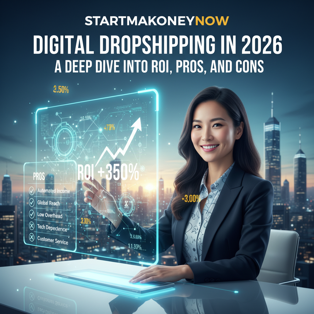 Digital Dropshipping in 2026: A Deep Dive into ROI, Pros, and Cons