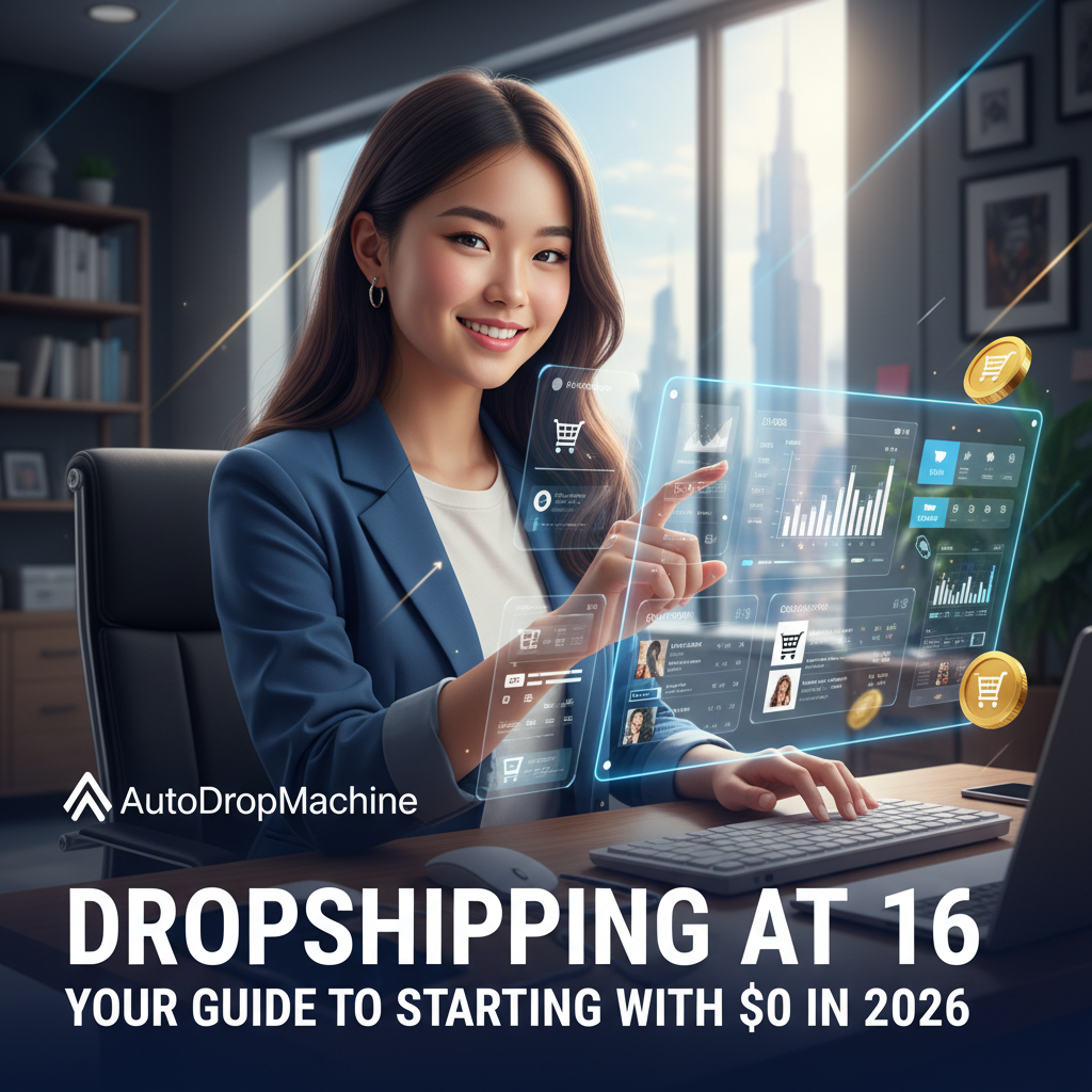 Dropshipping at 16: Your Guide to Starting with $0 in 2026