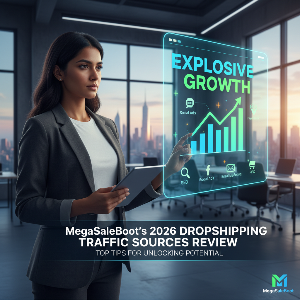 MegaSaleBoot's 2026 Dropshipping Traffic Sources Review: Top Tips for Explosive Growth