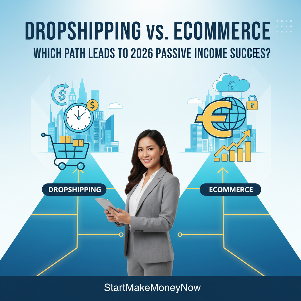 Dropshipping vs. Ecommerce: Which Path Leads to 2026 Passive Income Success?