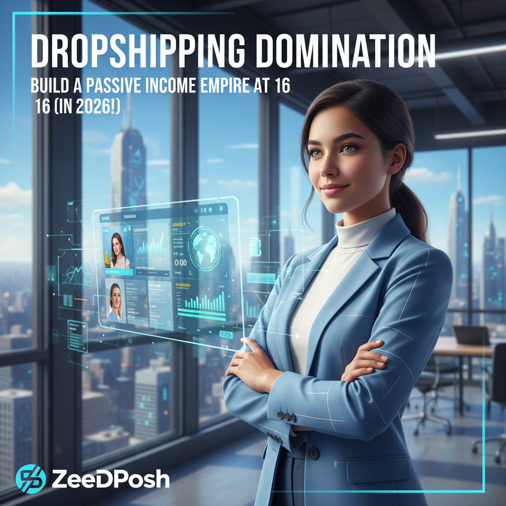 Dropshipping Domination: Build a Passive Income Empire at 16 (in 2026!)