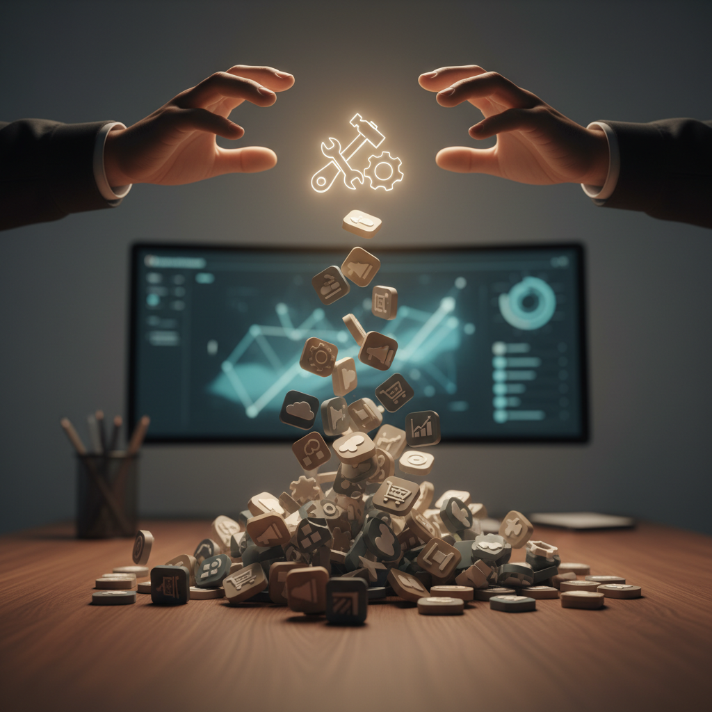 The 'Tool Overload' Dilemma: How to Build a Lean Online Business Without Buying Every Subscription